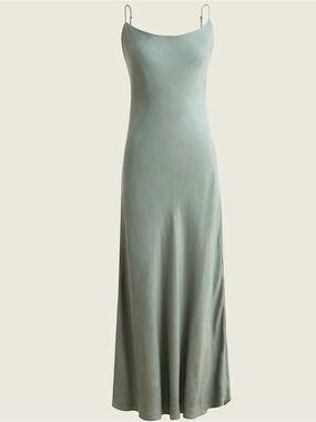 J. Crew Gwyneth Cupro-blend slip dress, NWT